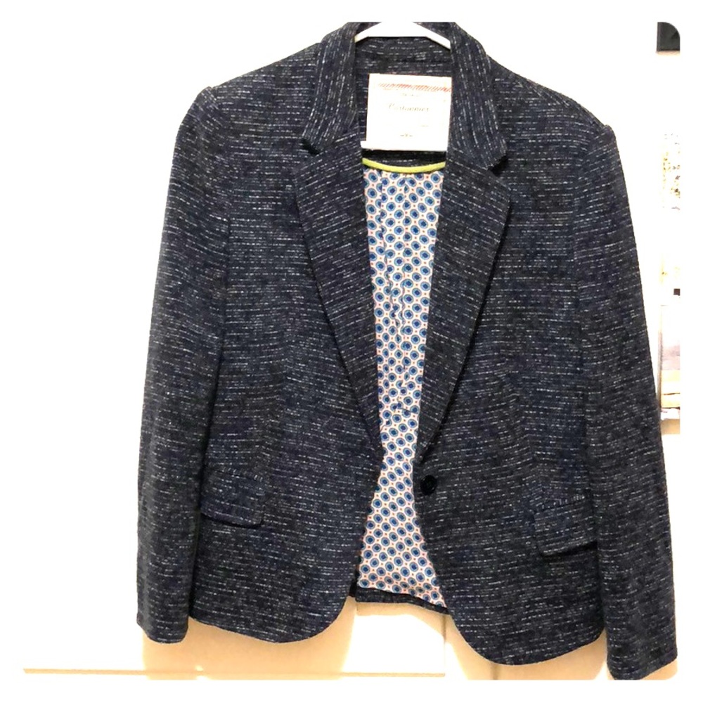 Anthropologie Cartonnier tweed blazer